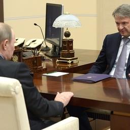 Глава государства Владимир ПУТИН провел встречу с министром сельского хозяйства Александром ТКАЧЕВЫМ