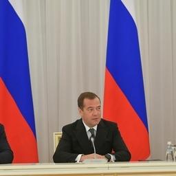 Премьер-министр Дмитрий МЕДВЕДЕВ на 33-м заседании Консультативного совета по иностранным инвестициям 21 октября. Фото пресс-службы правительства