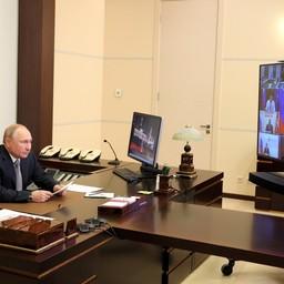 Президент Владимир ПУТИН на заседании президиума Госсовета. Фото пресс-службы главы государства