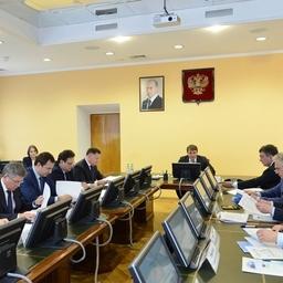 Заседание совета директоров рыбохозяйственных НИИ прошло в Росрыболовстве 12 марта. Фото пресс-службы ведомства