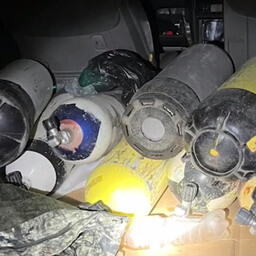 В багажнике автомобиля также нашли водолазное снаряжение. Фото пресс-службы МВД России