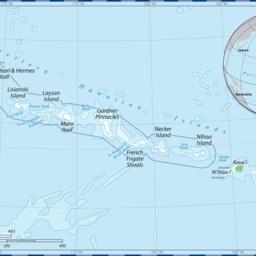 Территория морской охранной зоны «Папаханаумокуакеа». Фото НОАА, «Википедия»