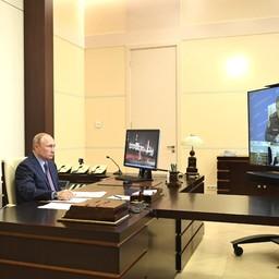 Совещание о мерах по ликвидации разлива провел президент Владимир ПУТИН. Фото пресс-службы главы государства