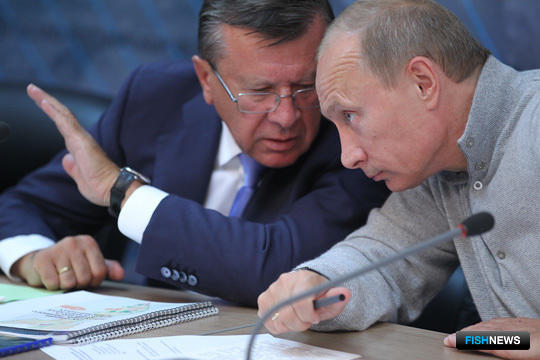 Председатель Правительства РФ Владимир Путин и первый вице-премьер Виктор Зубков (фото пресс-службы Правительства России)