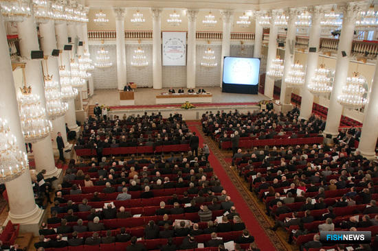 III Всероссийский съезд работников рыбного хозяйства проходил в Москве в феврале 2012 г.