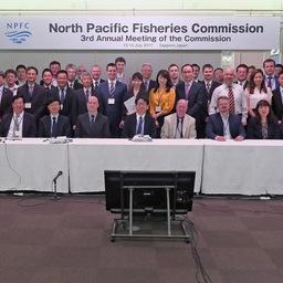 Участники третьей сессии Комиссии по рыболовству в северной части Тихого океана (NPFC). Фото пресс-службы ТИНРО-Центра