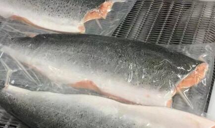 Лососевая продукция на заводе в Чили. Архивное фото