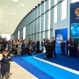 Глава Минсельхоза Дмитрий ПАТРУШЕВ. Seafood Expo Russia традиционно собирает первых лиц отрасли. Фото предоставлено ESG