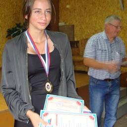 Чемпионка Алиса СВЕТОБАДЧЕНКО с наградами (ПБТФ)