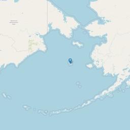 Остров Св. Матвея на карте. Иллюстрация OpenStreetMap