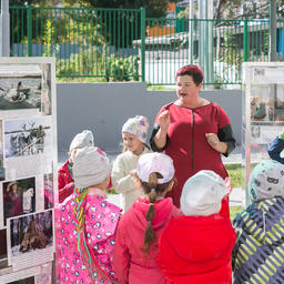 В детском саду № 47 Южно-Сахалинска для краеведческих занятий с малышами появилась инсталляция «Моя малая Родина». Фото пресс-службы «Родных островов»