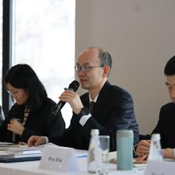 Заместитель начальника управления рыболовства и рыбного хозяйства Министерства сельского хозяйства Китая СУНЬ Хайвэнь. Фото пресс-службы Северо-Восточного теруправления Росрыболовства