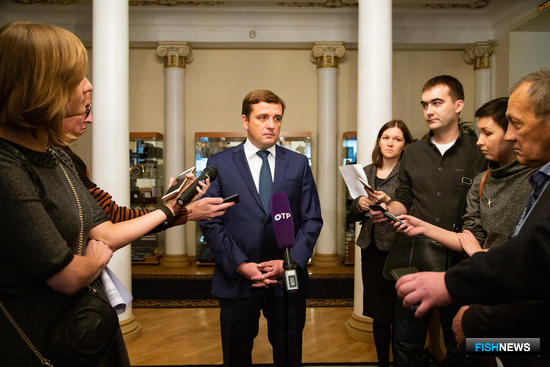 Заместитель министра сельского хозяйства – руководитель Росрыболовства Илья ШЕСТАКОВ ответил на вопросы журналистов