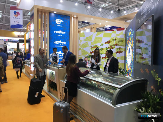 Компания «Дикий Улов», участник российского объединенного стенда на рыбохозяйственной выставке в Циндао China Fisheries and Seafood Expo-2017