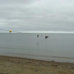 Участок для промысла лосося на Сахалине. Архивное фото