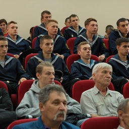 Лекцию слушали студенты и преподаватели. Фото пресс-службы Дальрыбвтуза