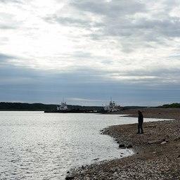 Пристань в городе Печора на реке Печора. Фото Vsatinet («Википедия»). Файл доступен по лицензии Creative Commons Attribution-Share Alike 4.0 International