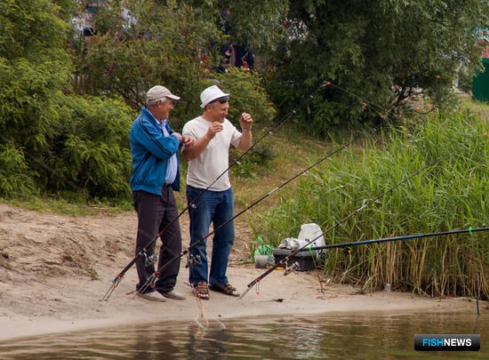 Рыболовы-любители в Ростове