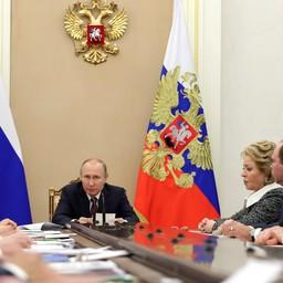 Глава государства Владимир ПУТИН провел заседание Совета Безопасности. Фото пресс-службы президента