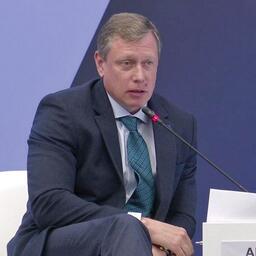 Президент Ассоциации добытчиков краба Александр ДУПЛЯКОВ. Скриншот видеотрансляции