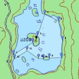 Рыбоводный участок площадью 22 га расположен на озере Большое Белое в Онежском районе