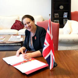 От Великобритании меморандум подписала министр рыболовства Виктория ПРЕНТИС. Фото пресс-службы правительства Соединенного Королевства
