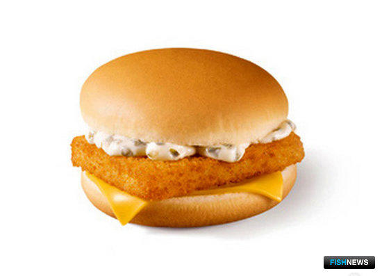 Филе-о-фиш сети ресторанов быстрого питания McDonald's. Фото с сайта mcdonalds.ru