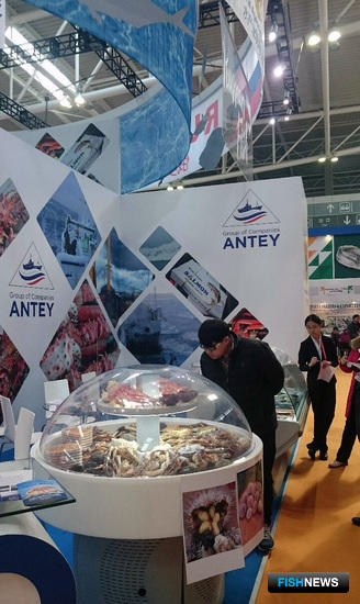 Национальный стенд Российской Федерации привлекал повышенное внимание на China Fisheries and Seafood Expo
