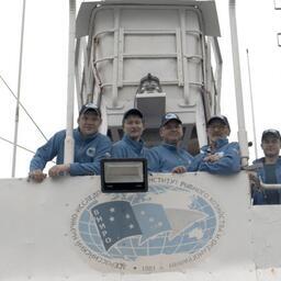 Группа специалистов Тихоокеанского филиала ВНИРО отправилась в экспедицию для изучения морских млекопитающих Охотского моря. Фото пресс-службы института