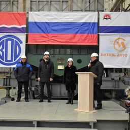 Церемония закладки нового МРС-239 для «Витязь-Авто» прошла в Благовещенске. Фото предоставлено пресс-службой компании