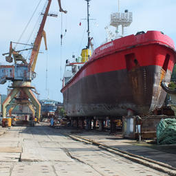 На Ливадийском ремонтно-судостроительном заводе