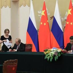 В рамках визита главы государств подписали совместное заявление России и Китая. Фото пресс-службы Кремля
