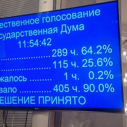 Закон был принят большинством голосов