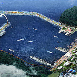 Новый многоцелевой порт в Южной Корее