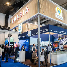 Национальный стенд России на Международной выставке морепродуктов и технологий переработки Seafood Expo Global and Seafood Processing Global. Фото ESG