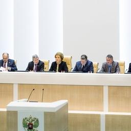 В рамках «часа субъекта» на 360-м заседании Совета Федерации состоялась презентация Камчатского края. Фото пресс-центра Совфеда