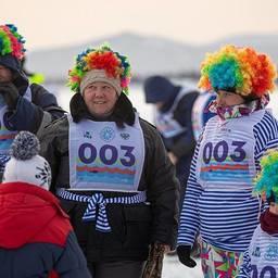 Команды на «Сахалинском льду» старались выделиться среди других. Фото пресс-службы областного правительства