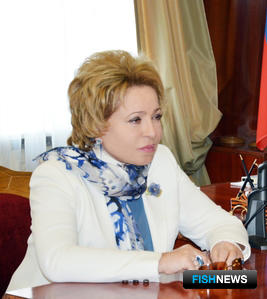 Председатель Совета Федерации Валентина МАТВИЕНКО. Фото пресс-службы СФ