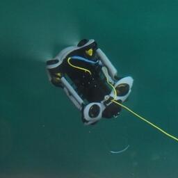 Управляемый дрон позволяет оперативно и безопасно провести осмотр подводной части судна