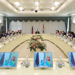 Совещание по подготовке к ВЭФ прошло во Владивостоке. Фото пресс-службы правительства Приморья