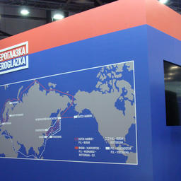 С отдельным стендом в Seafood Expo Russia участвовал терминал «Сероглазка»