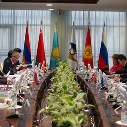 Заседание Совета Евразийской экономической комиссии. Фото пресс-службы ЕЭК