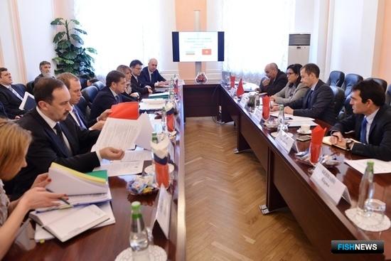 В Москве начала работу сессия российско-марокканской смешанной комиссии по рыболовству. Фото пресс-службы Росрыболовства
