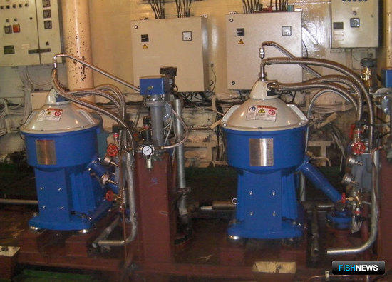 Сепарационные установки топлива «Альфа Лаваль» на рыболовном траулере