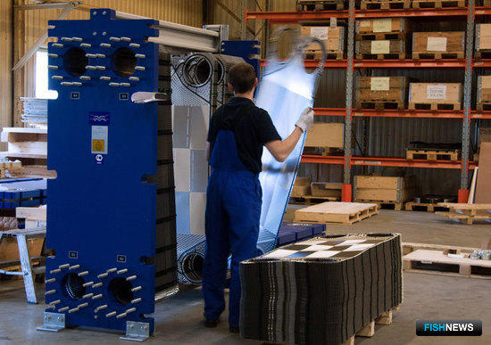 В Королеве развернуто производство полного цикла для изготовления разборных пластинчатых теплообменников Alfa Laval