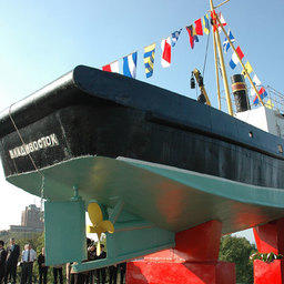 Открытие обновленного мемориала «Рыбацкая слава». Владивосток, сентябрь 2007 г.