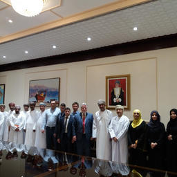 Делегация Россельхознадзора с оманскими коллегами. Фото пресс-службы отечественного ветеринарного ведомства