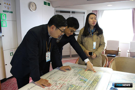 Представители Южной Кореи присутствовали в качестве наблюдателей. Фото ФГБУ «Администрация морских портов Приморского края и Восточной Арктики»