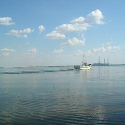 Ириклинское водохранилище, где находится спорный РПУ. Фото Valeriy29 («Википедия»)
