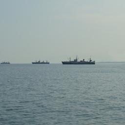 Рыбацкий флот у берегов Камчатки